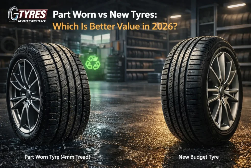 part worn tyres vs new tyres