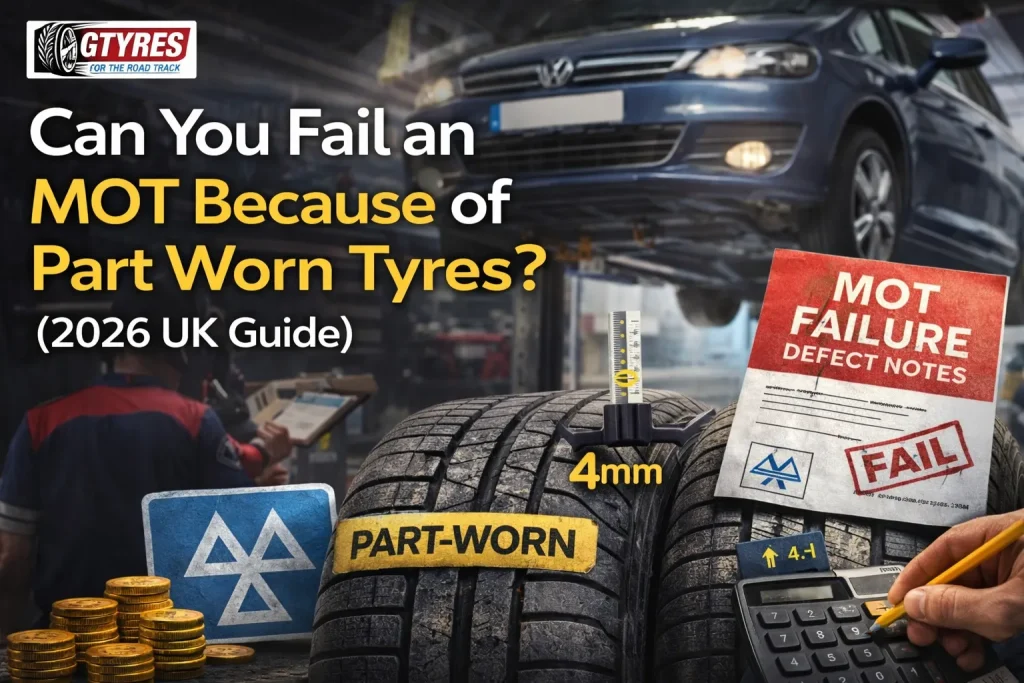 Can You Fail an MOT Because of Part Worn Tyres?