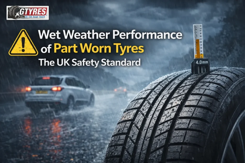 Wet Weather Performance of Part Worn Tyres The UK Safety Standard