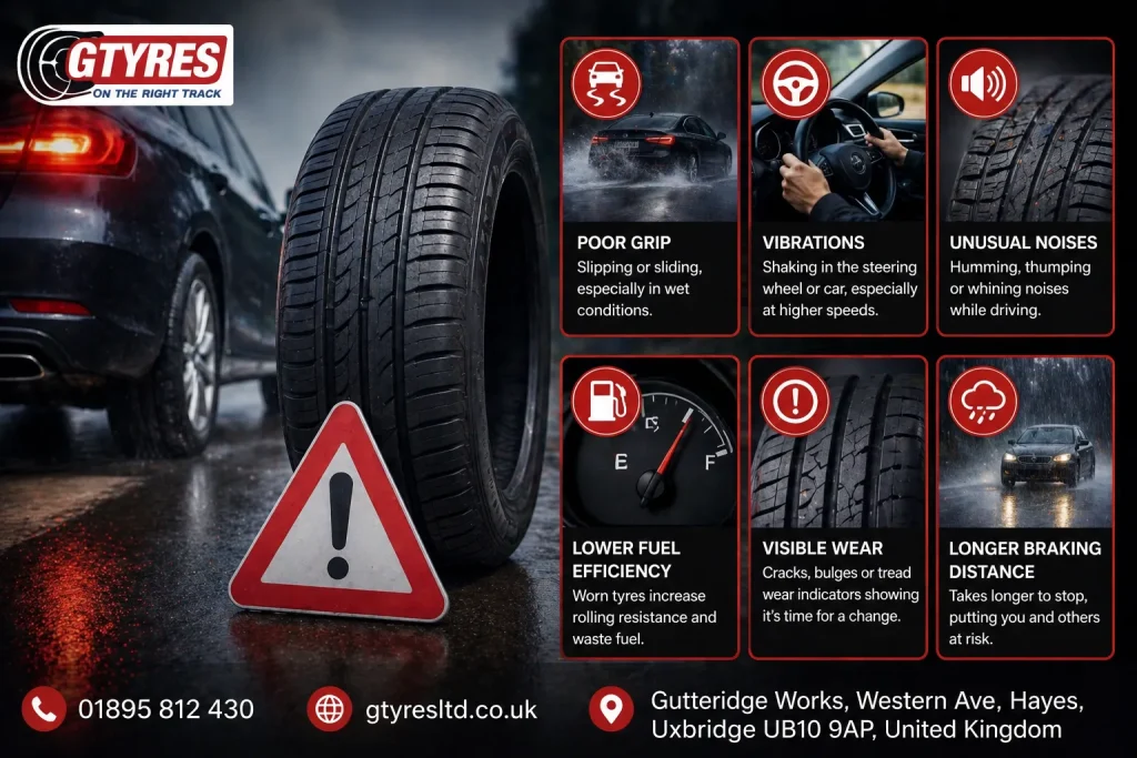 Performance Red Flags: How Your Car Tells You It Needs New Rubber