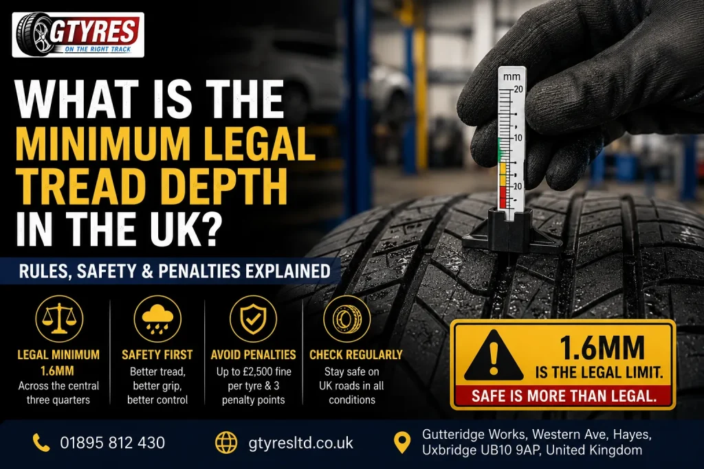 Minimum Legal Tread Depth in the UK
